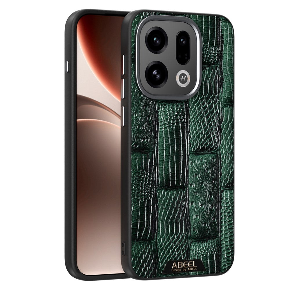 ABEEL For Oppo Find X9 5G Magnetic Case Beast Texture Micro-Embossing Back Cover