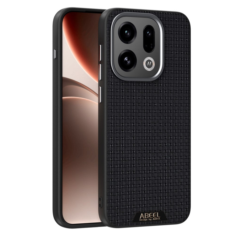 ABEEL För Oppo Find X9 5G Magnetiskt Skal Texturerat Mikropräglat Bakstycke