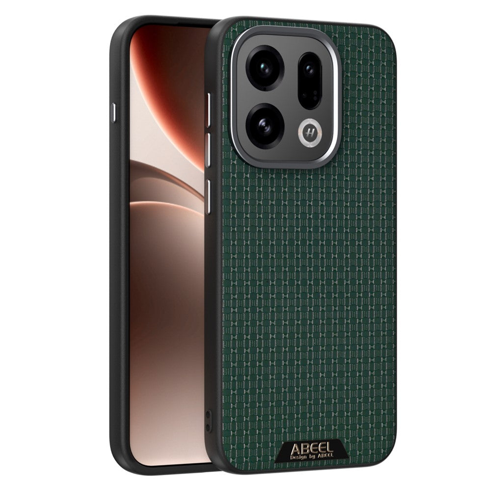 ABEEL For Oppo Find X9 5G Magnetic Case Textured Micro-Embossing Back Cover