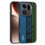 ABEEL For Oppo Find X9 Pro 5G Magnetic Case Micro-Embossing 6D Printed PC TPU Aluminum Alloy Leather Phone Cover