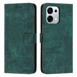 For Oppo A6 Pro 4G / Oppo A6 Pro 5G / Oppo F31 5G Stand Case Imprinted Lines Leather Phone Cover
