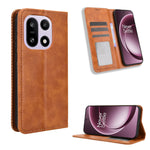 For OnePlus 15 5G Leather Case Wallet Stand Retro Texture Phone Cover