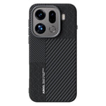 ABEEL magnetisk cover til Oppo Find X9 Pro 5G, PC + TPU + aluminiumslegering + PU-læder, slankt mobilcover