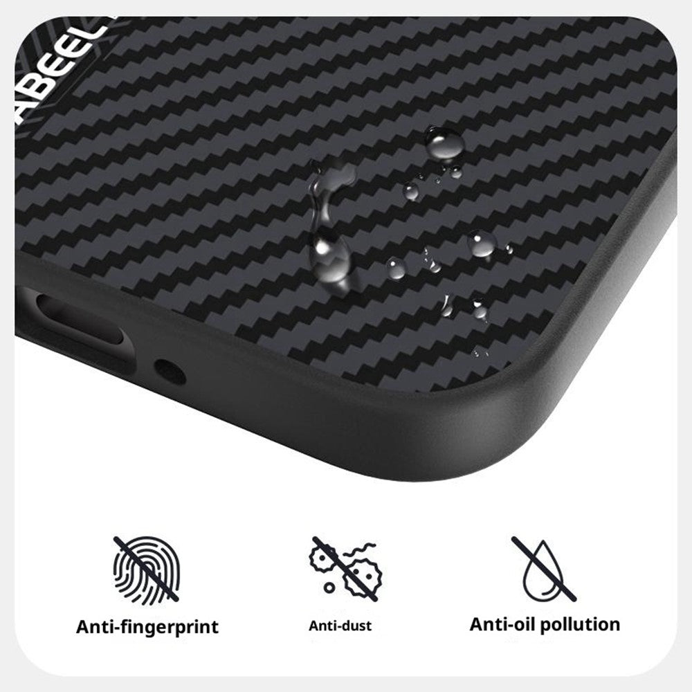 ABEEL magnetisk cover til Oppo Find X9 Pro 5G, PC + TPU + aluminiumslegering + PU-læder, slankt mobilcover