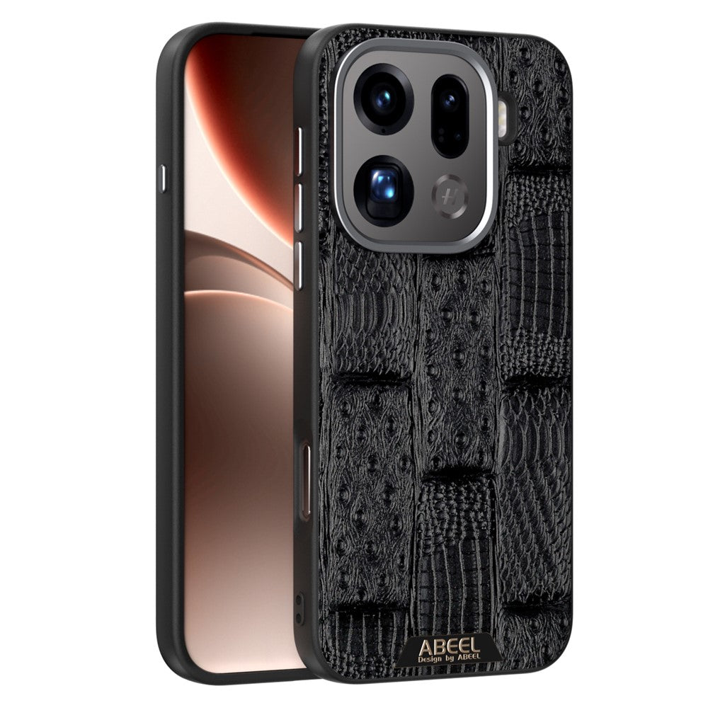 ABEEL För Oppo Find X9 Pro 5G Magnetiskt Skal Beast Texture Mikroprägling Baksida
