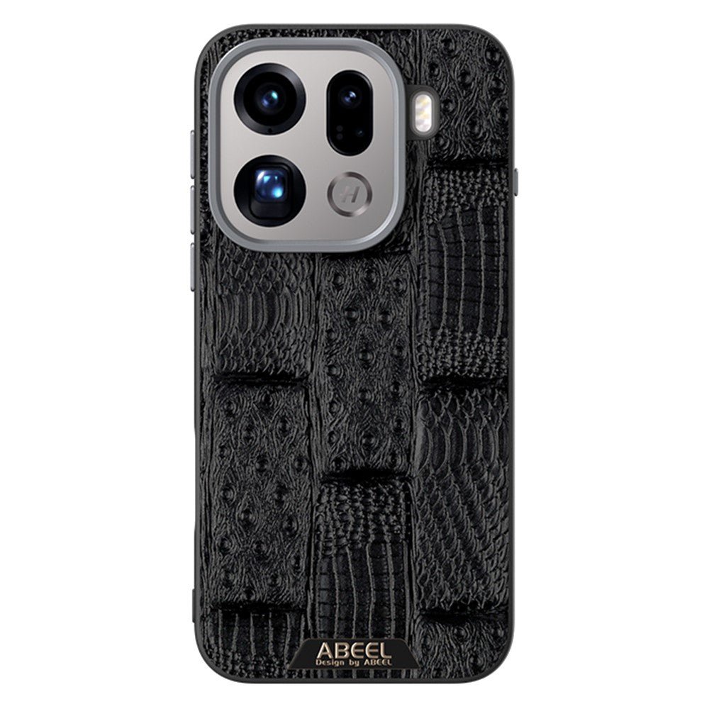 ABEEL För Oppo Find X9 Pro 5G Magnetiskt Skal Beast Texture Mikroprägling Baksida