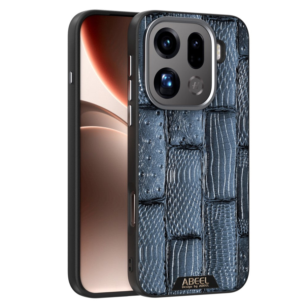 ABEEL För Oppo Find X9 Pro 5G Magnetiskt Skal Beast Texture Mikroprägling Baksida