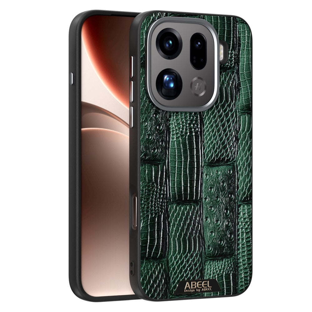 ABEEL För Oppo Find X9 Pro 5G Magnetiskt Skal Beast Texture Mikroprägling Baksida