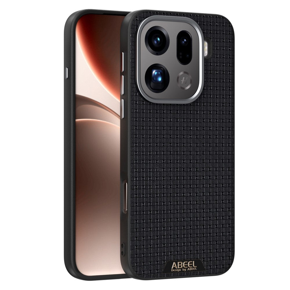 ABEEL För Oppo Find X9 Pro 5G Magnetiskt Skal Texturerat Mikropräglat Bakstycke