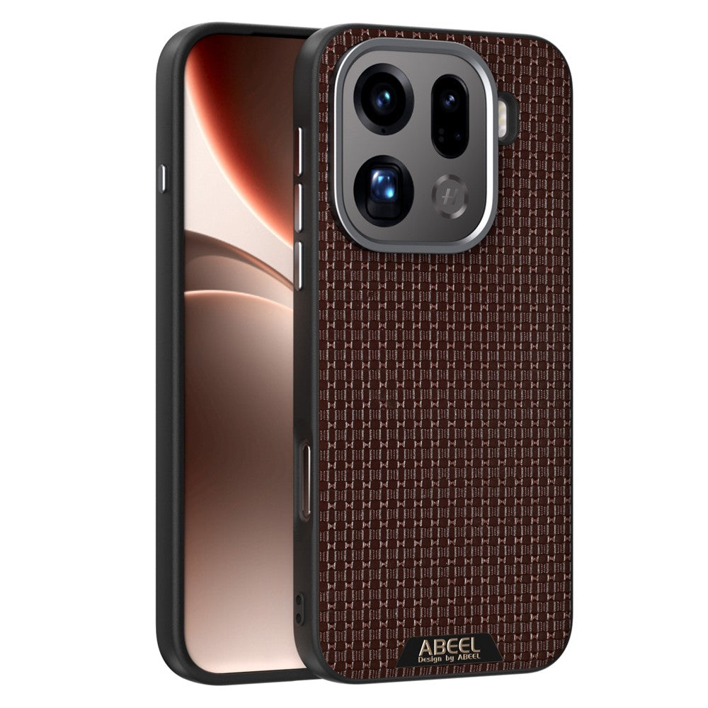 ABEEL För Oppo Find X9 Pro 5G Magnetiskt Skal Texturerat Mikropräglat Bakstycke