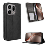 Oppo Find X9 5G Läderfodral Plånboksfodral Retro Textur mobilskal