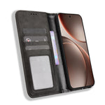 Oppo Find X9 5G Läderfodral Plånboksfodral Retro Textur mobilskal
