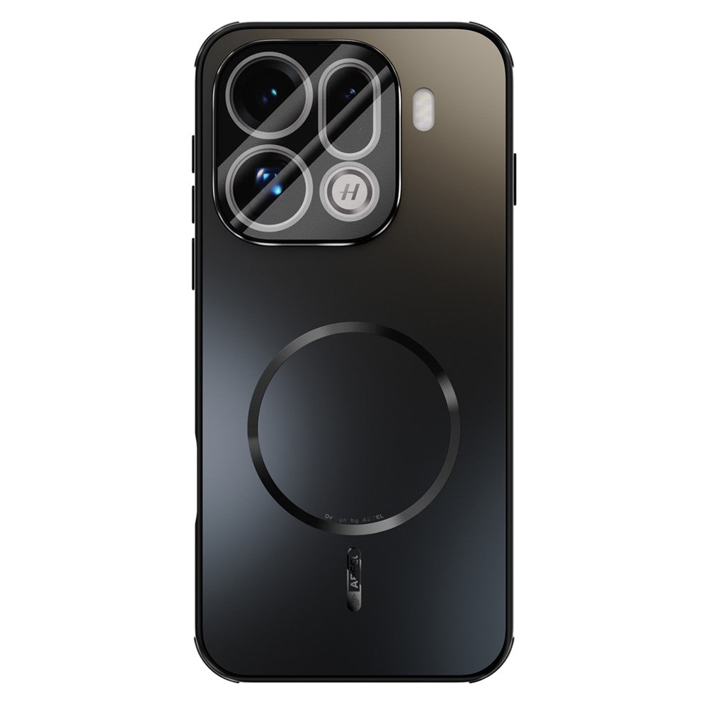ABEEL-magnetisk mobilbagside i TPU og PC med kølende mat overflade og linsefilm til Oppo Find X9 Pro 5G