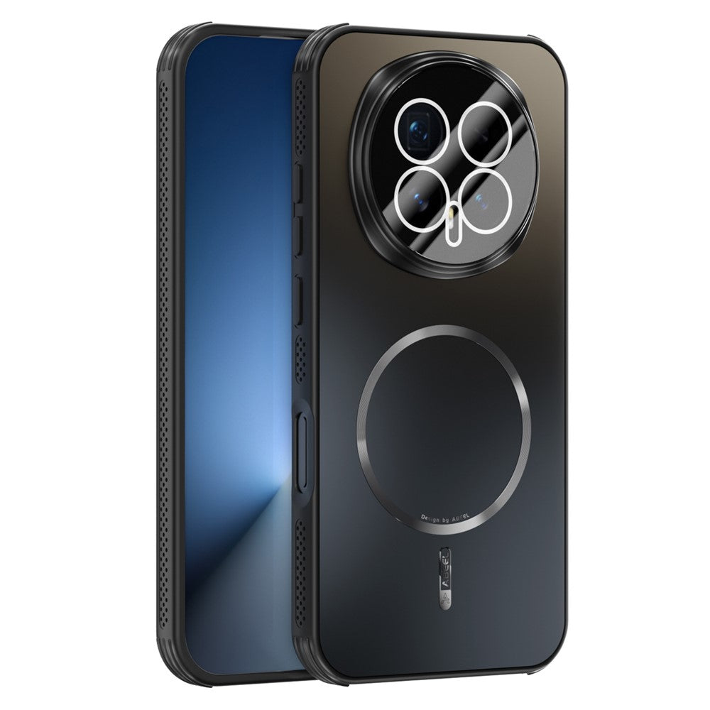 ABEEL For Honor Magic8 5G Magnetic Case TPU PC Cooling Matte Phone Back Cover with Lens Film