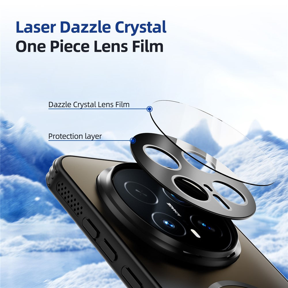 ABEEL For Honor Magic8 5G Magnetic Case TPU PC Cooling Matte Phone Back Cover with Lens Film