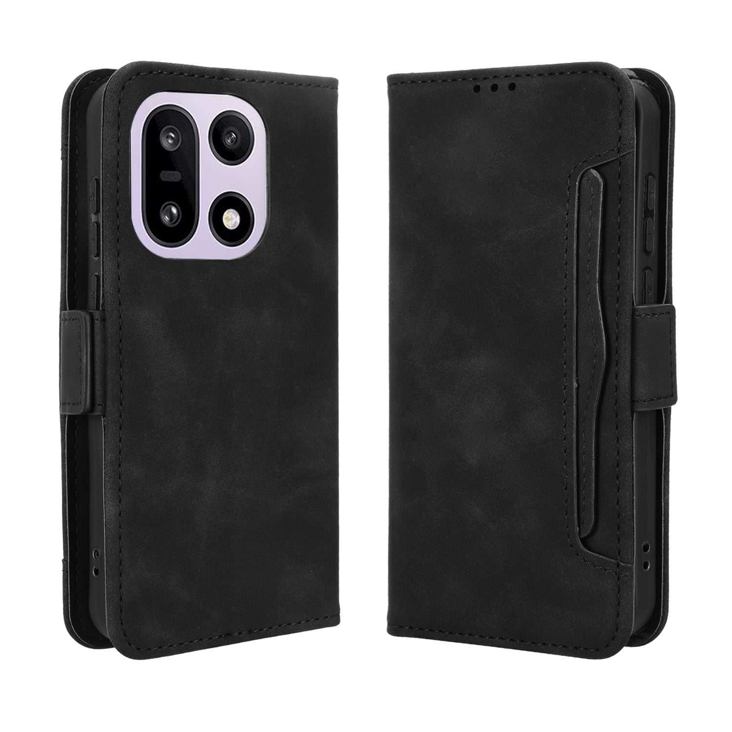 Til OnePlus 15 5G Læderetui Telefonpung Cover med Flere Kortlommer
