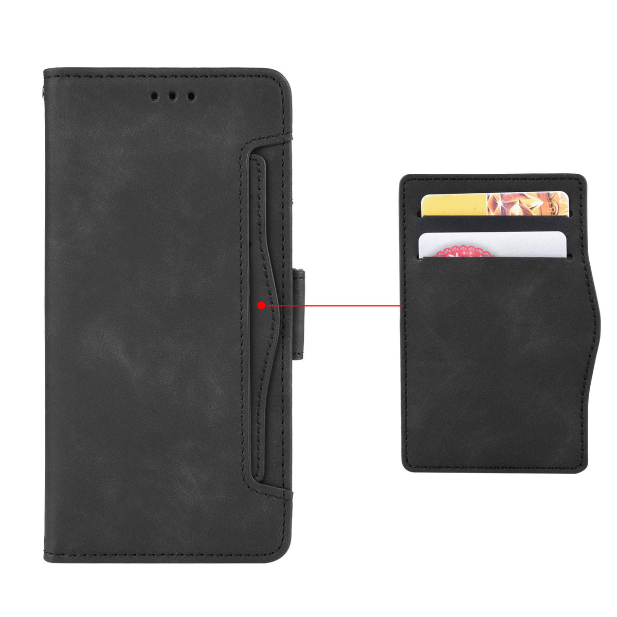For Honor Magic8 Pro 5G Leather Case Phone Wallet Cover with Multiple Card Slots