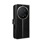 For Honor Magic8 Pro 5G PU Leather Case with Strap Crazy Horse Texture Phone Wallet Cover