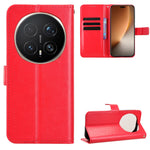For Honor Magic8 Pro 5G PU Leather Case with Strap Crazy Horse Texture Phone Wallet Cover