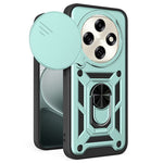For Oppo F31 Pro 5G Case with Slide Camera Lid PC + TPU Kickstand Phone Cover