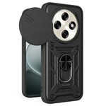 For Oppo F31 Pro 5G Case with Slide Camera Lid PC + TPU Kickstand Phone Cover