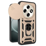 For Oppo F31 Pro 5G Case with Slide Camera Lid PC + TPU Kickstand Phone Cover