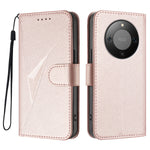 For Honor Magic8 Lite 5G / X9d 5G / X70 5G Case Triangle Imprint Leather Phone Cover with Lanyard
