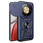 AMORUS For Honor Magic8 Lite 5G / X9d 5G / X70 5G Case Kickstand PC + TPU Phone Cover with Camera Lens Slider