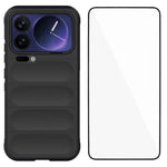 WANLONFENG For Xiaomi 17 Pro Max TPU Case HD Series Anti-Slip Phone Cover with Tempered Glass