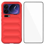 WANLONFENG For Xiaomi 17 Pro Max TPU Case HD Series Anti-Slip Phone Cover with Tempered Glass