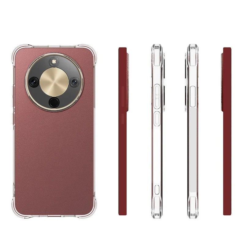 WANLONFENG For Honor Magic8 Lite 5G / X9d 5G / X70 5G Clear TPU Case  TM Series 2.0mm Phone Back Cover