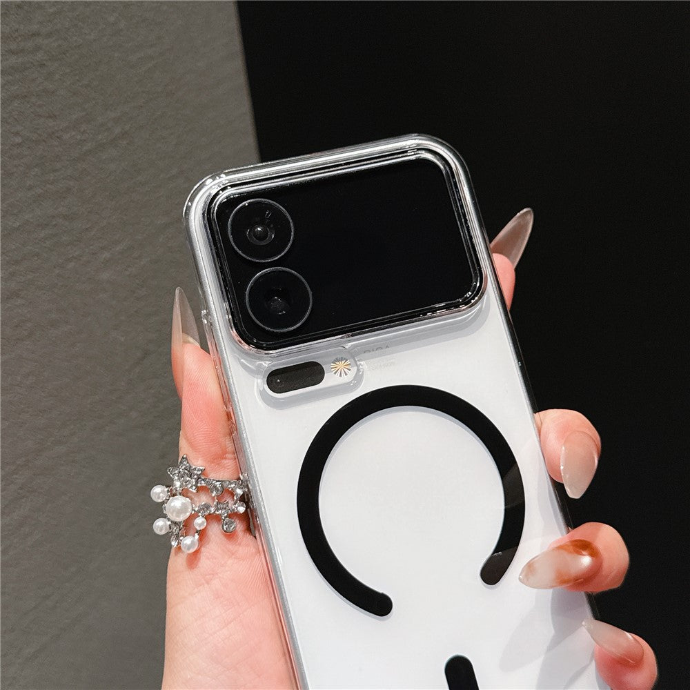 For Xiaomi 17 Pro Magnetic Case Ultra Thin Clear PC Phone Back Cover