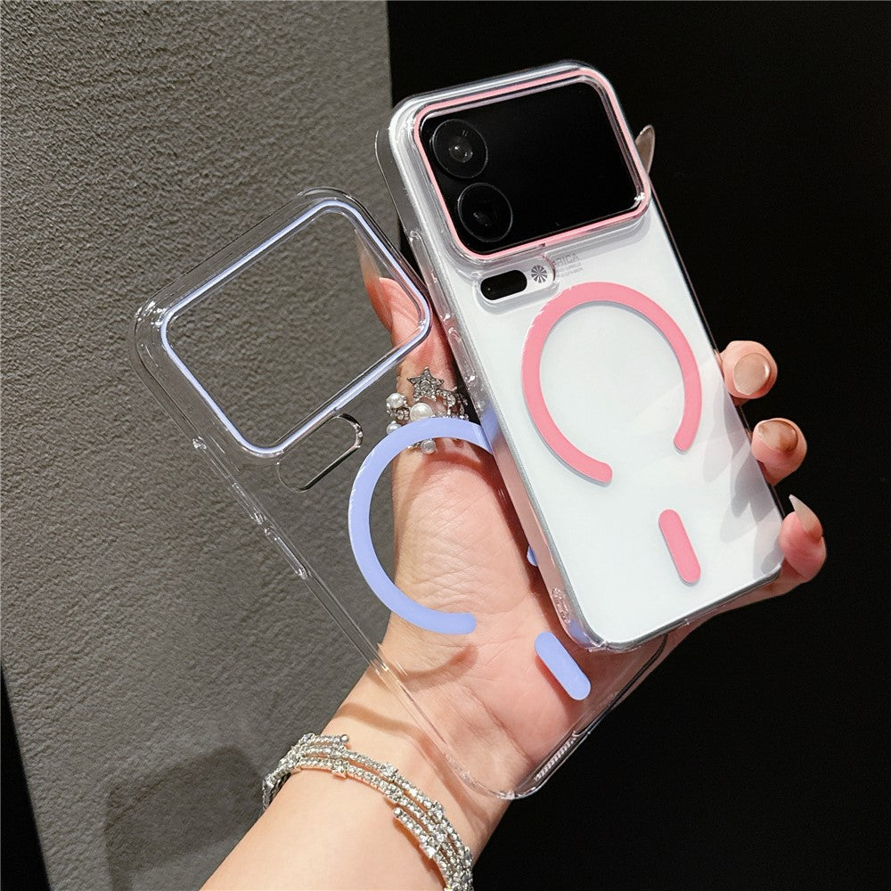 For Xiaomi 17 Pro Magnetic Case Ultra Thin Clear PC Phone Back Cover
