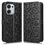 Wallet Case For Oppo A6 Pro 5G / 4G / F31 5G Dot Pattern Imprint PU Leather Phone Cover with Wrist Strap
