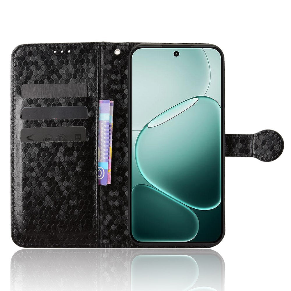 Wallet Case For Oppo A6 Pro 5G / 4G / F31 5G Dot Pattern Imprint PU Leather Phone Cover with Wrist Strap
