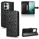 Wallet Case For Oppo A6 Pro 5G / 4G / F31 5G Dot Pattern Imprint PU Leather Phone Cover with Wrist Strap