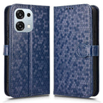 Wallet Case For Oppo A6 Pro 5G / 4G / F31 5G Dot Pattern Imprint PU Leather Phone Cover with Wrist Strap