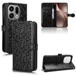 For Oppo Find X9 5G Wallet Case Dot Pattern Imprint PU Leather Phone Cover with Wrist Strap
