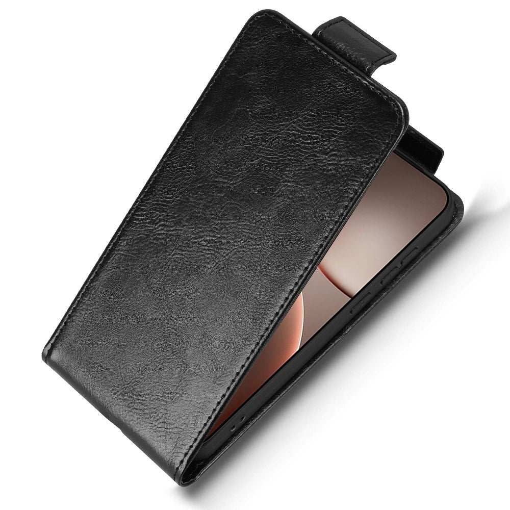 Oppo Find X9 5G Stativfodral Magnetiskt Spänne Vertikalt Flip Lädermobilfodral med Korthållare