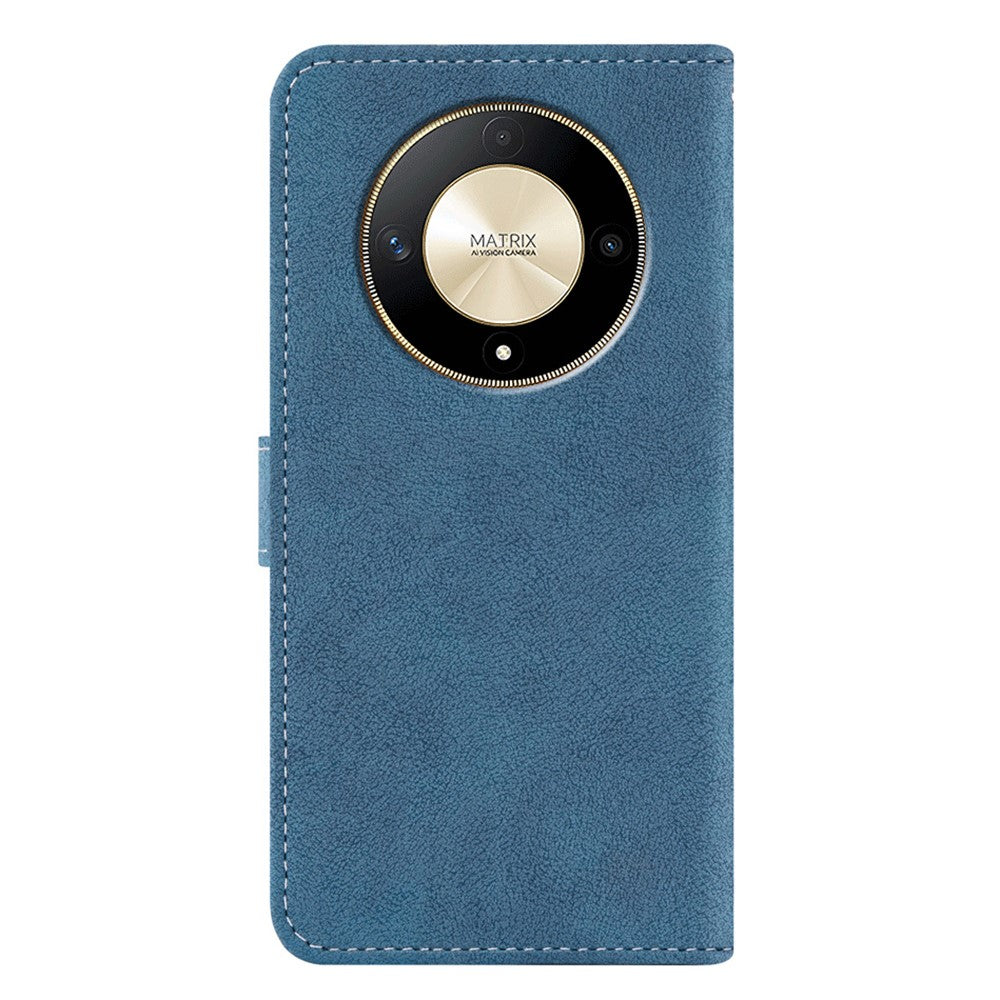 Phone Case For Honor Magic6 Lite 5G / X9b 5G / X50 5G Retro PU Leather Wallet Cover with Rotating Card Slots Holder
