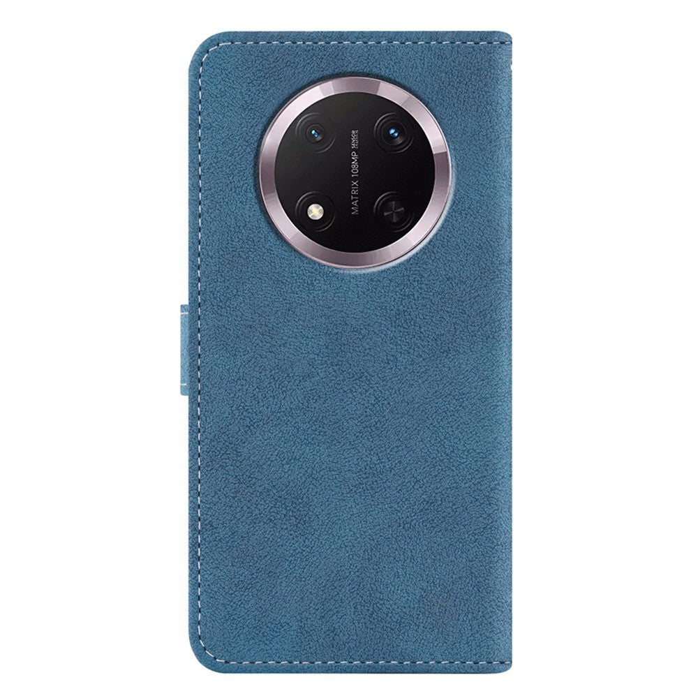 Phone Case For Honor Magic7 Lite 5G / X9c 5G / X60 Pro 5G Retro PU Leather Wallet Cover with Rotating Card Slots Holder