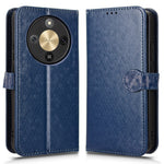 For Honor Magic8 Lite 5G / X9d 5G / X70 5G Wallet Case Dot Pattern Imprint PU Leather Phone Cover with Wrist Strap