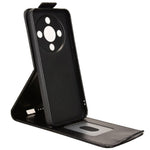 For Honor Magic8 Lite 5G / X9d 5G / X70 5G Stand Case Magnetic Clasp Vertical Flip Leather Phone Cover with Card Holder
