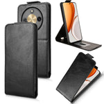 For Honor Magic8 Lite 5G / X9d 5G / X70 5G Stand Case Magnetic Clasp Vertical Flip Leather Phone Cover with Card Holder