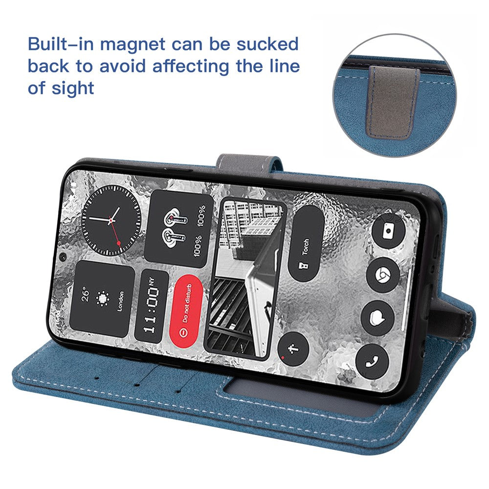 For Samsung Galaxy S23 Ultra Case Retro PU Leather Wallet Phone Cover with Rotating Card Slots Holder