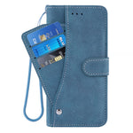 For Samsung Galaxy S23 Ultra Case Retro PU Leather Wallet Phone Cover with Rotating Card Slots Holder