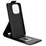 OnePlus 15 5G Stativfodral Magnetiskt Spänne Vertikalt Flip Lädermobilfodral med Korthållare