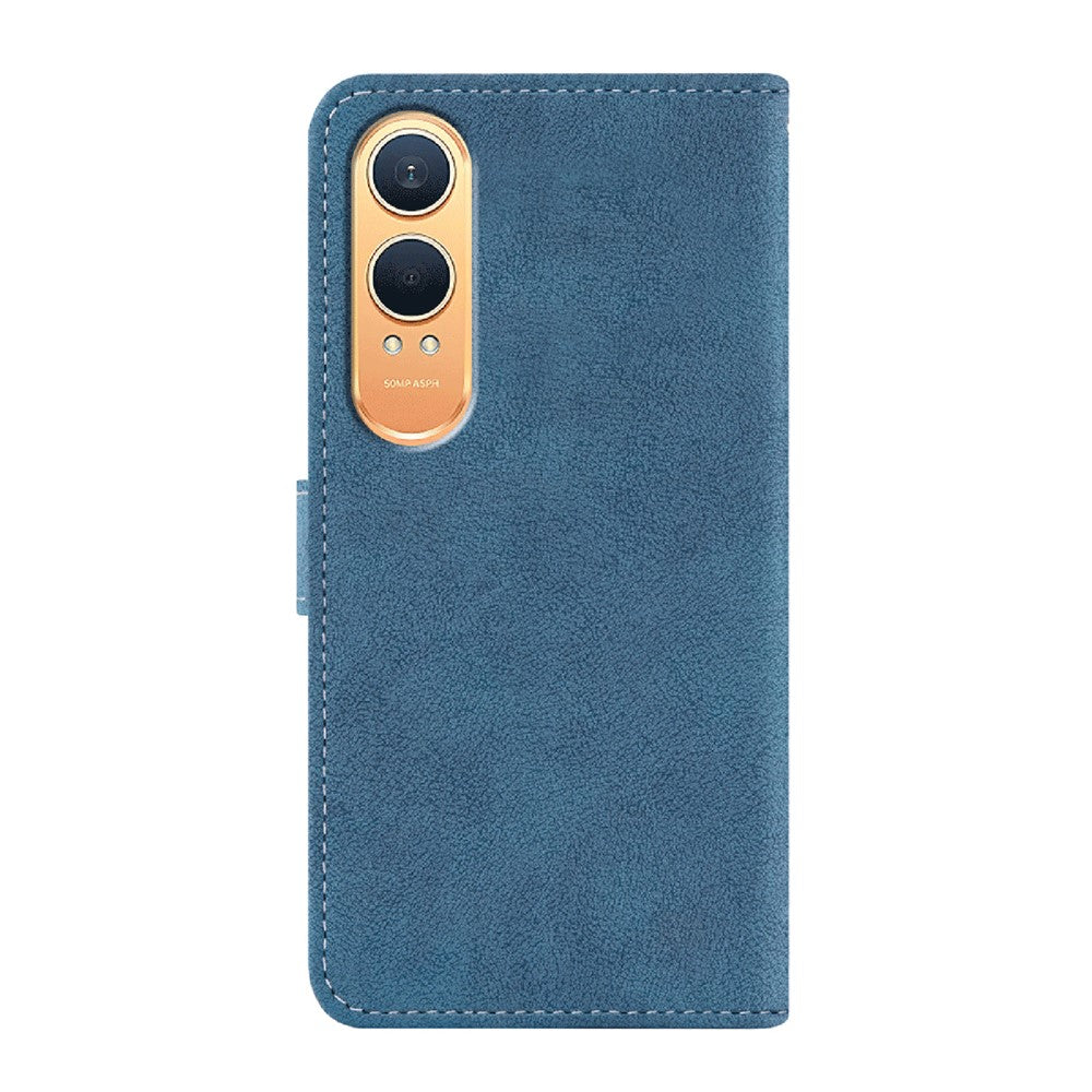 OnePlus Nord CE4 Lite 5G / Oppo K12x 5G (Kina) Fodral Retro PU-läder Plånboksfodral med roterande korthållare