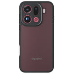 For Oppo Find X9 Pro 5G Case Skin-Touch TPU + PC Matte Phone Back Cover, Transparent Black