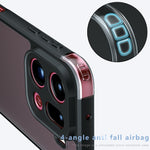For Oppo Find X9 Pro 5G Case Skin-Touch TPU + PC Matte Phone Back Cover, Transparent Black
